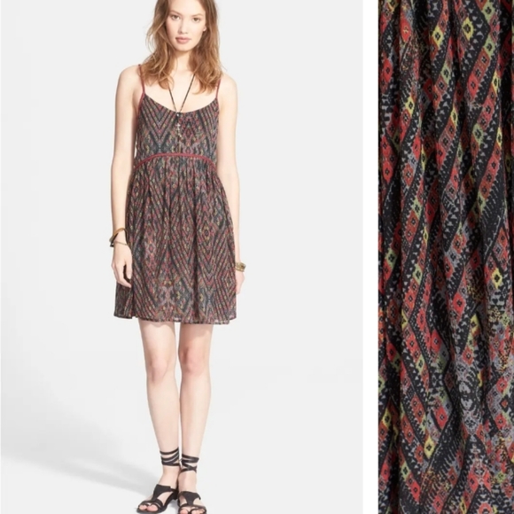 Free People Periscopes in the Sky' Dress Size M - Picture 3 of 9